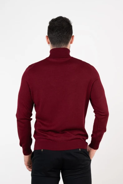 SAN&FA BOĞAZLI SLİMFİT ERKEK TRİKO KAZAK - 4