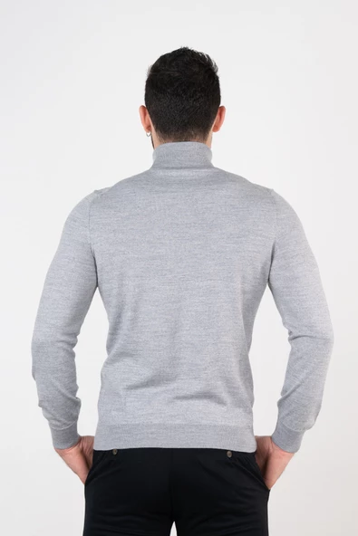 SAN&FA BOĞAZLI SLİMFİT ERKEK TRİKO KAZAK - 7