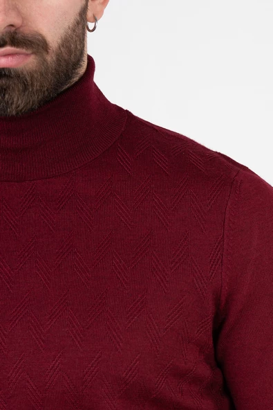 SAN&FA BOĞAZLI SLİMFİT ERKEK TRİKO KAZAK - 5