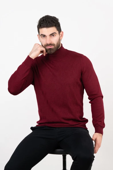 SAN&FA BOĞAZLI SLİMFİT ERKEK TRİKO KAZAK - 3