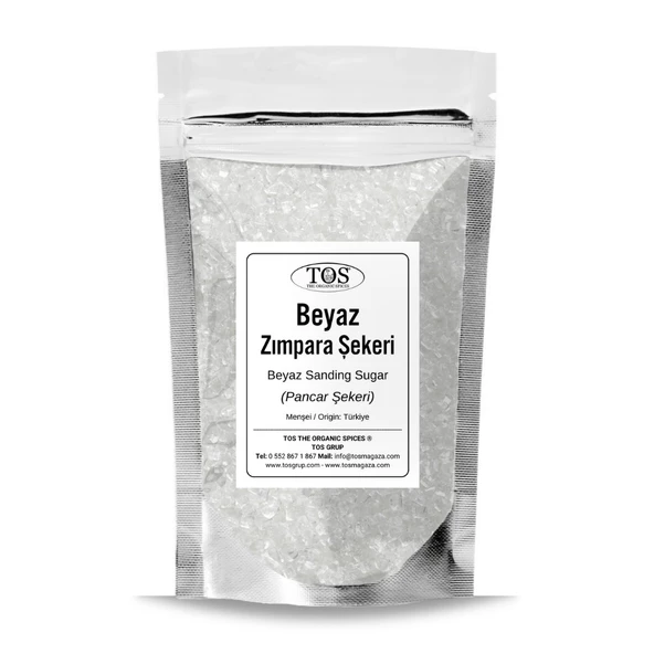 Beyaz Zımpara Şekeri 100 gr White Sanding Sugar