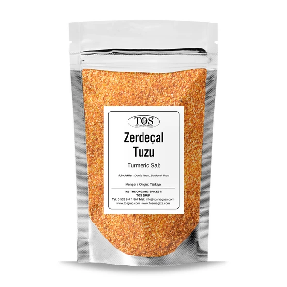 Zerdeçal Tuzu 500 gr (1. Kalite) Turmeric Salt