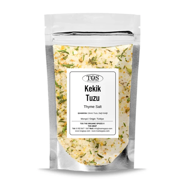Kekik Tuzu 5 kg (1. Kalite) Thyme Salt
