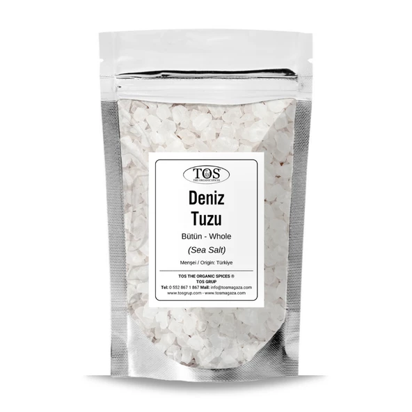 Deniz Tuzu (Bütün) 2,5 kg (1. Kalite) Sea Salt (Whole)