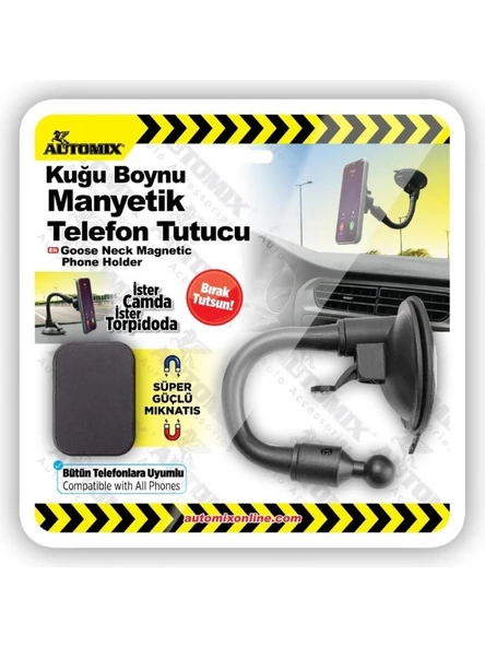 Automix Kuğu Boynu Manyetik Telefon Tutucu