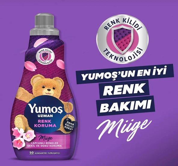Yumoş Uzman Renk Koruma Konsantre Yumuşatıcı 1200 ml - 4