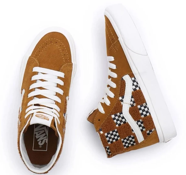 Vans Sk8 Hi Tapered Kadın Günlük Ayakkabı VN0009QP1M71 Kahve - 6