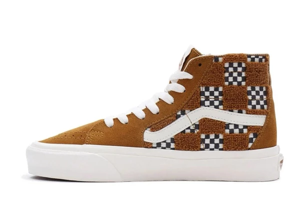 Vans Sk8 Hi Tapered Kadın Günlük Ayakkabı VN0009QP1M71 Kahve - 4