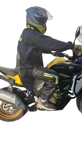 REFLEKTÖRLÜ ÖZEL KESİM KALIN YAĞMURLUK TAKIM XL - 8