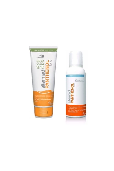 Aloe Veralı, Onarıcı, Besleyici,yenileyici Nemlendirici Vücut Sütü 230ml + Nemlendirici Sprey 150ml