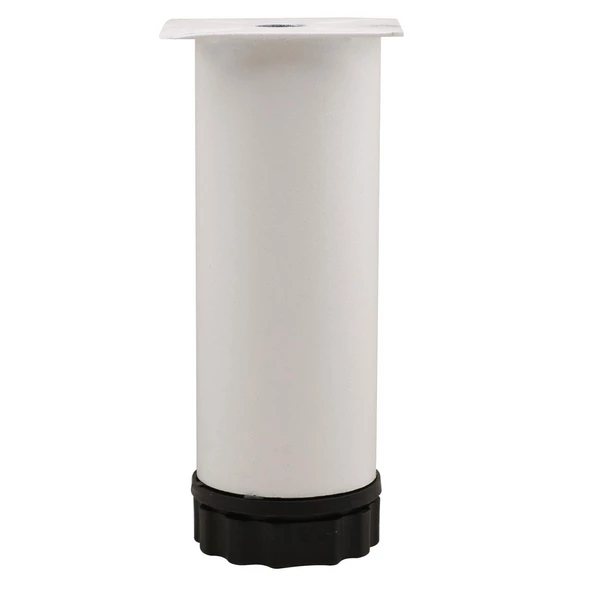 Ayarlanabilir Dolap Mobilya Kanepe Baza Koltuk Metal Destek Yükseltici Ayağı 10 cm Beyaz Ayakları 8 Adet - Resim 4