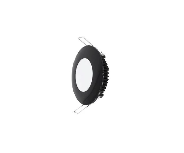 Saray Yaylı Gömme Led Spot Siyah  12v