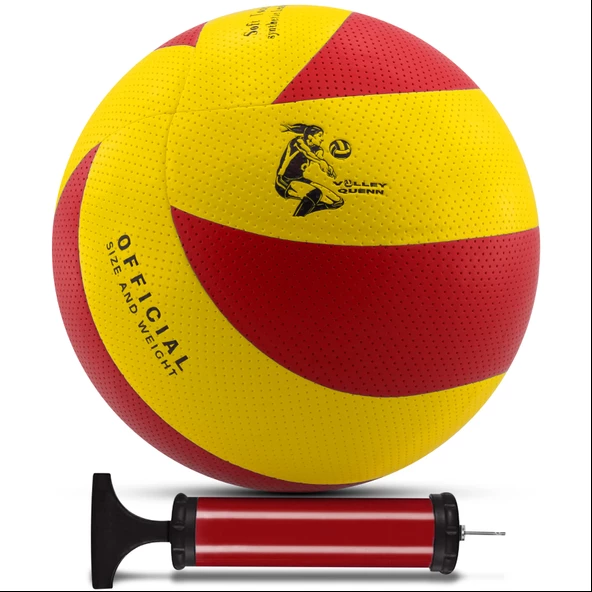 Voleybol Topu Pompalı SET 280G Renkli 8 panel Soft Touch İç-Dış Mekan Uygun Dayanıklı 700