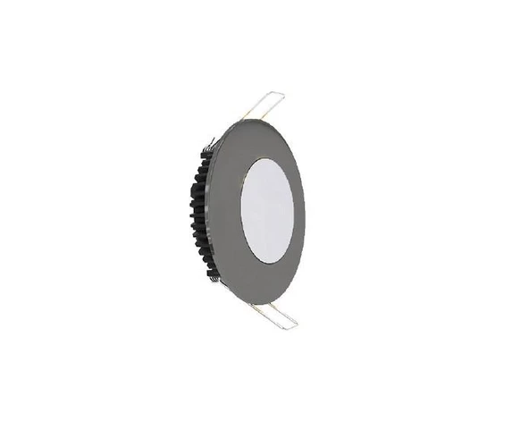 Saray Yaylı Gömme Led Spot Antrasit   12v