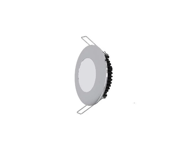 Saray Yaylı Gömme Led Spot Krom  12v