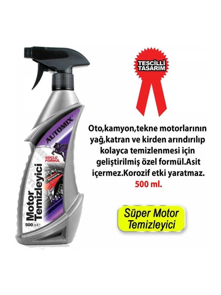 Automix Motor Yağ Sökücü Ve Temizleyici