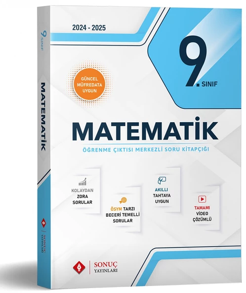 Sonuç 2025 9. Sınıf Matematik Modüller Set Sonuç Yayınları - 1