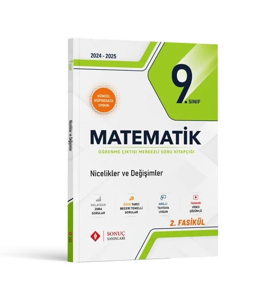 Sonuç 2025 9. Sınıf Matematik Modüller Set Sonuç Yayınları - 3