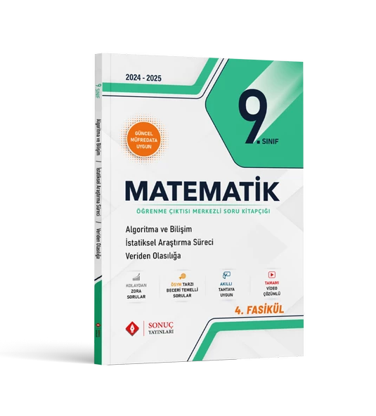 Sonuç 2025 9. Sınıf Matematik Modüller Set Sonuç Yayınları - 5