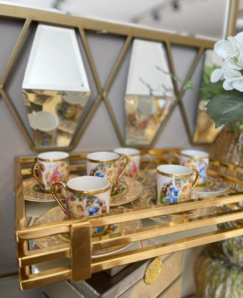 Royking 6 lı Kahve Fincan Takımı MNG 25 - 3