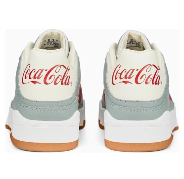 Puma Slipstream Coca Cola Beyaz Unisex Spor Ayakkabı - 5