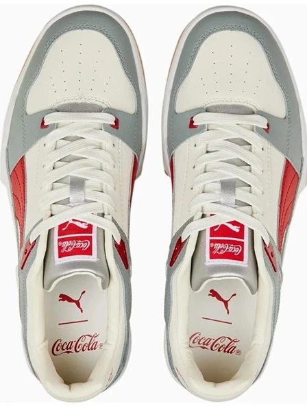Puma Slipstream Coca Cola Beyaz Unisex Spor Ayakkabı - 4