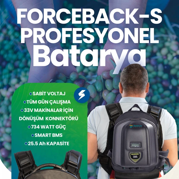Taral Olea Forcepack Sırt Akülü Zeytin Silkeleme Ve Hasat Makinesi - 7