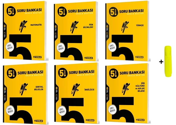 Hız Yayınları 5. Sınıf Tüm Dersler Soru Bankası Seti Yeni