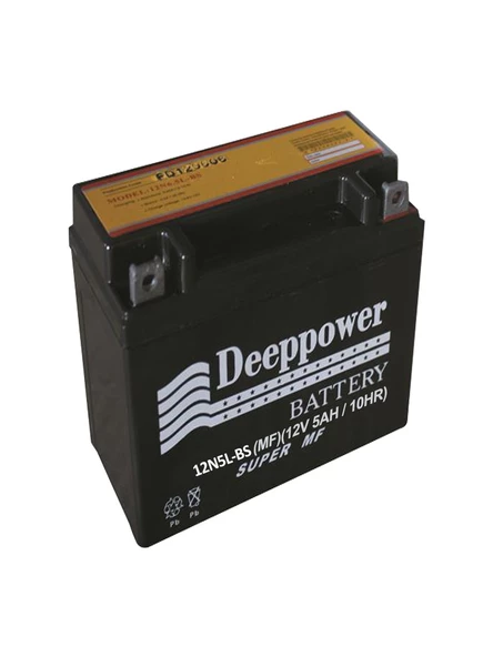 DEEPPOWER 12 V 5 AH MOTOSİKLET AKÜSÜ