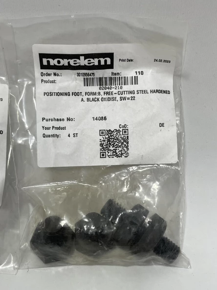 Norelem 02040-210 Konum Ayakları 6 Adet - 4