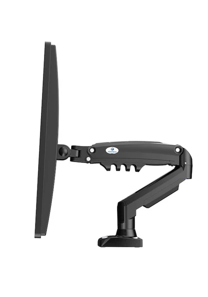 Cg İthalat Vontech F80-MNT01 Alüminyum,Amortisörlü 17"-30"  Tek Kollu Monitör Aparat - Resim 3