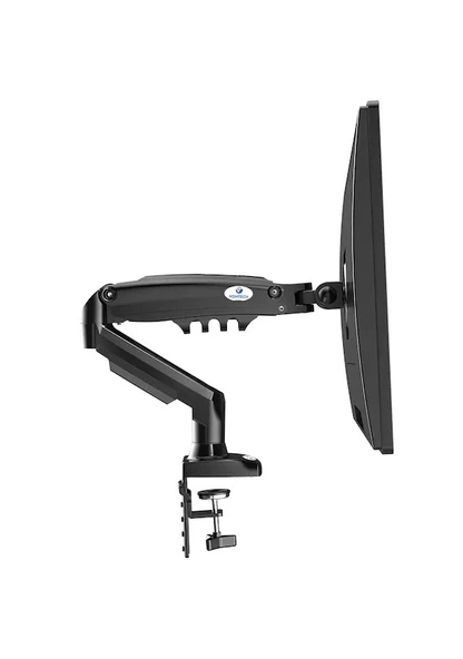Cg İthalat Vontech F80-MNT01 Alüminyum,Amortisörlü 17"-30"  Tek Kollu Monitör Aparat - Resim 2