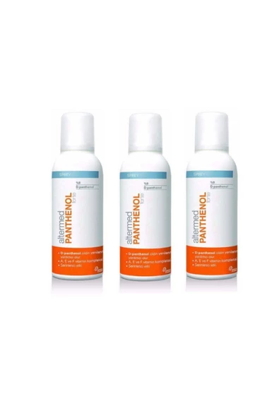 Yüksek Oranda D-panthenol A, E Ve F Vitaminleri Içeren Nemlendirici Sprey 150 Ml X3 Adet