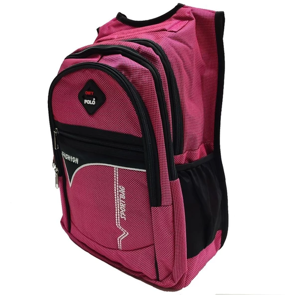 Polo Owy Fashion Okul Sırt Çantası - Pembe - 3