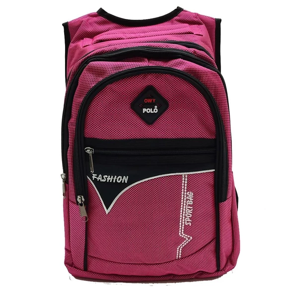 Polo Owy Fashion Okul Sırt Çantası - Pembe - 2