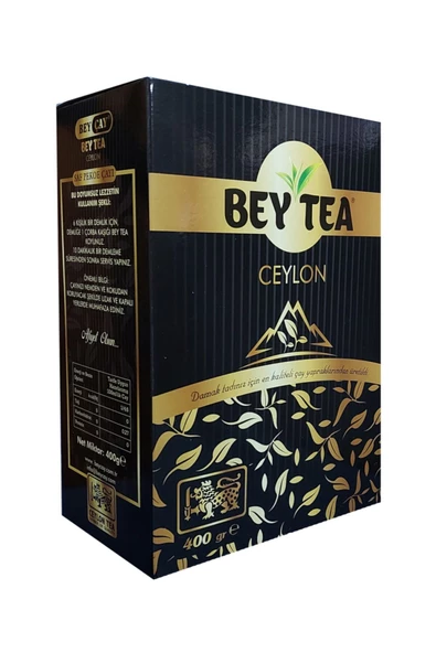 Bey Tea Ceylon Pekoe Siyah Dökme Çay 400 Gr