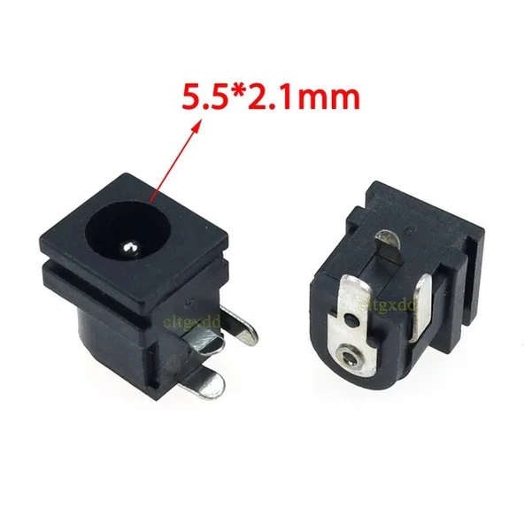 Navidata DC111 5.5mm x 2.1mm Dc Güç Soketi Pcb Tip 2.1mm DC Jack 5 ADET - 2