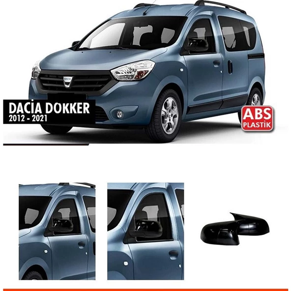 DACİA DUKKER 2012-2021 UYUMLU PARLAK SİYAH BATMAN AYNA KAPAĞI