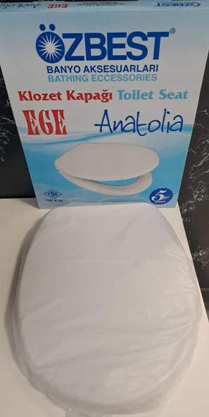 ÖZBEST EGE ANATOLİA ( AKDENİZ ) ( 36 x 43 cm ) NORMAL KAPANAN PLASTİK KLOZET KAPAĞI - 2