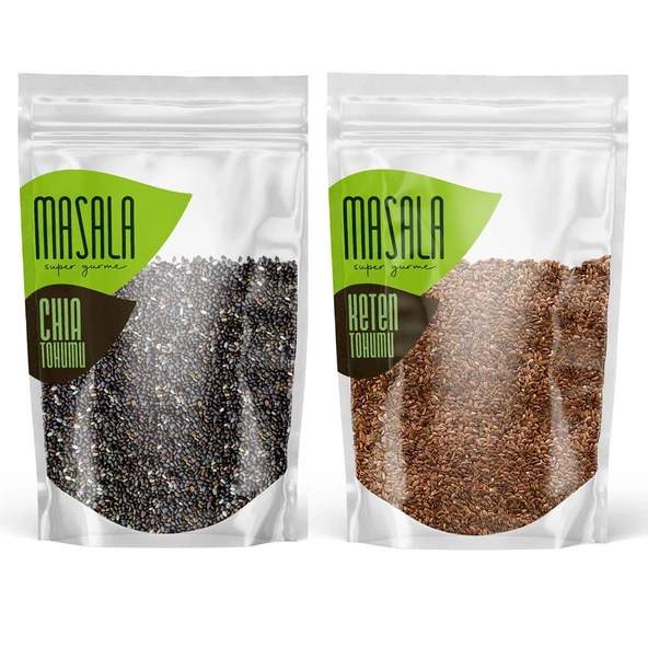 Keten Tohumu 150 gr - Chia Tohumu 200 gr