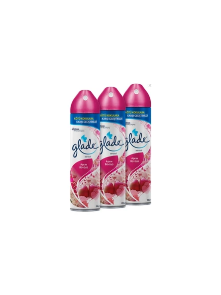 Glade Aerosol Aşkın Büyüsü 300 ML 3 Adet
