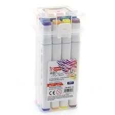 Mikro Art Çift Uçlu Marker Kalem 12 Renk  ZW-8001 - 2
