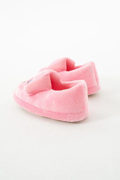 Albishoes Kız Çocuk Panduf Ev Patiği Pamuk Astarlı Tavşan Figür Ev Kreş Ayakkabısı Sevimli Tavşan - 4