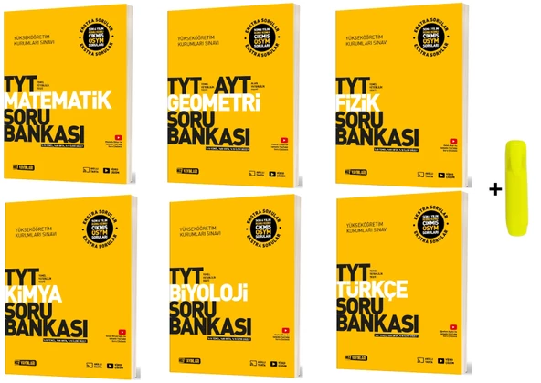 Hız Yayınları TYT Matematik Fen Türkçe Soru Bankası Seti 6 Kitap