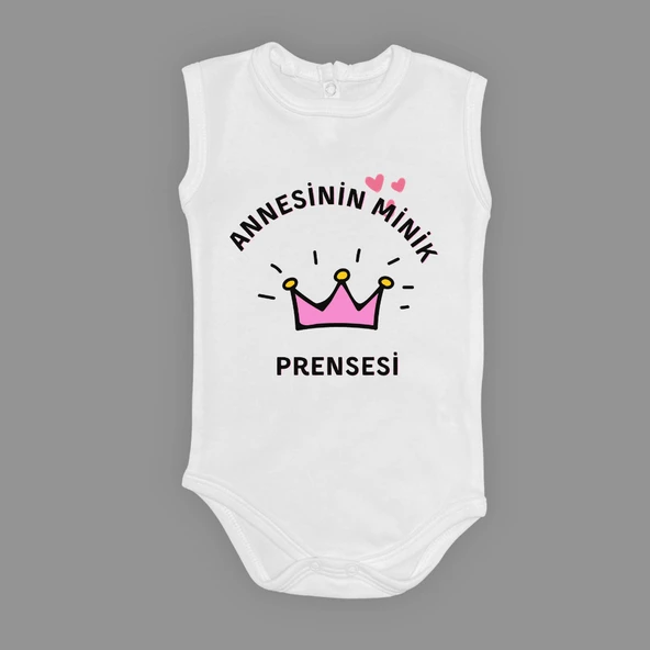 Annesinin Minik Prensesi Çıtçıtlı Body MNK0613 - Resim 2
