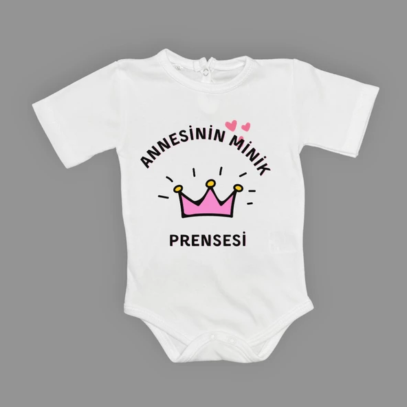 Annesinin Minik Prensesi Çıtçıtlı Body MNK0613 - Resim 4