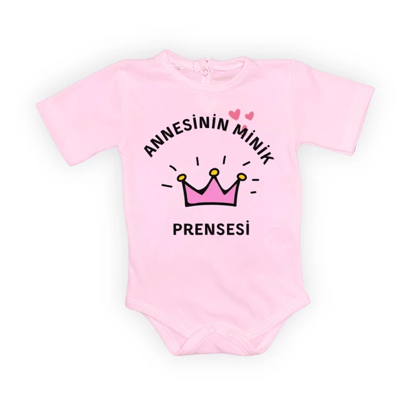 Annesinin Minik Prensesi Çıtçıtlı Body MNK0613 ürün görseli 1