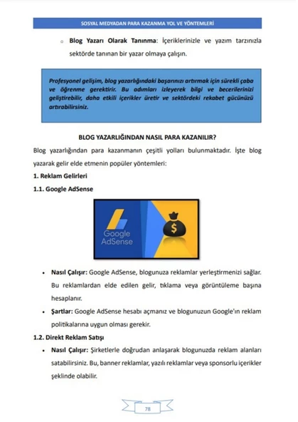 İnternet ve Sosyal Medyadan Nasıl PARA Kazanılır? (340 Sayfa-RENKSİZ) - 3