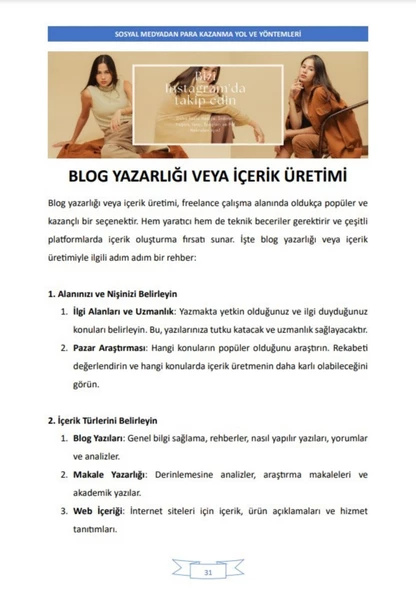 İnternet ve Sosyal Medyadan Nasıl PARA Kazanılır? (340 Sayfa-RENKSİZ) - 2