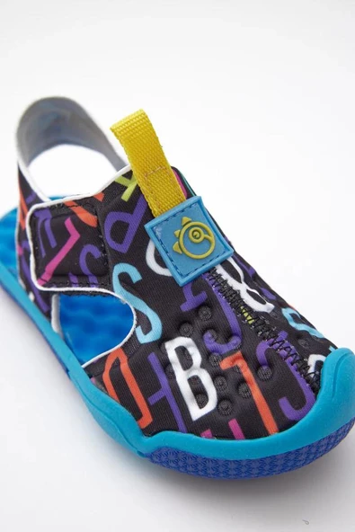 DUDİNO QUEEN BURNU KAPALI UNİSEX TEKSTİL COCUK SANDALET - 6